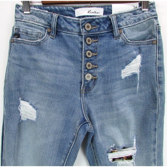 KanCan NWT High Rise Ankle Skinny Jeans Estilo KC7131M  1/24 Button Fly Stretch - Picture 2 of 8